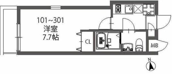 モダンゲート実籾の物件間取画像